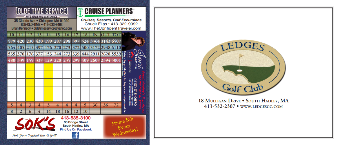 Full course details for The Ledges Golf Club including scores leaderboard m...